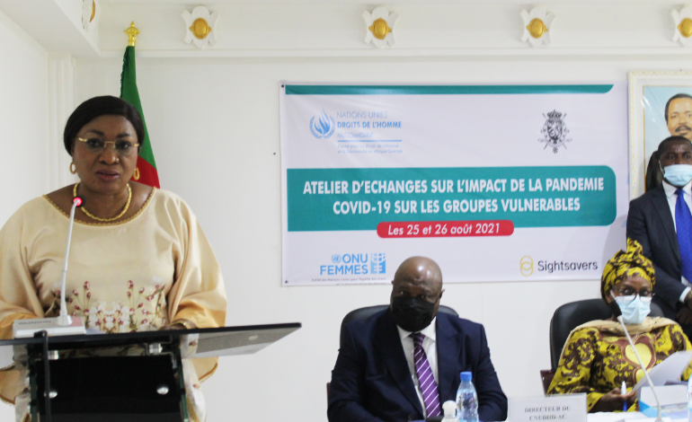 Atelier sur l'impact de la pand&eacute;mie COVID-19 sur les groupes vuln&eacute;rables, Ao&ucirc;t 2021